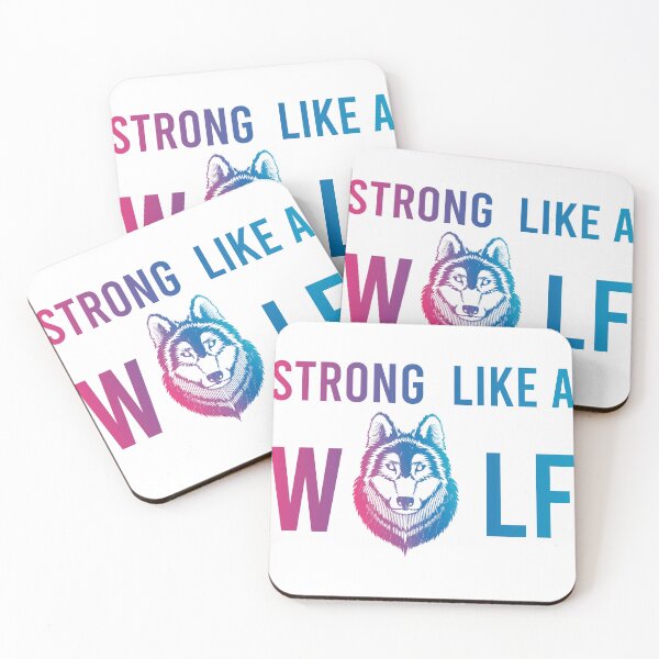 Item preview, Be Strong as a Wolf designed and sold by Wanc Designs.