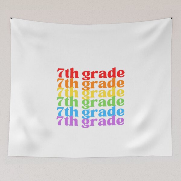Item preview, Seventh Grade Vibes Only, Back To School, Rainbow designed and sold by ImaginedCo.