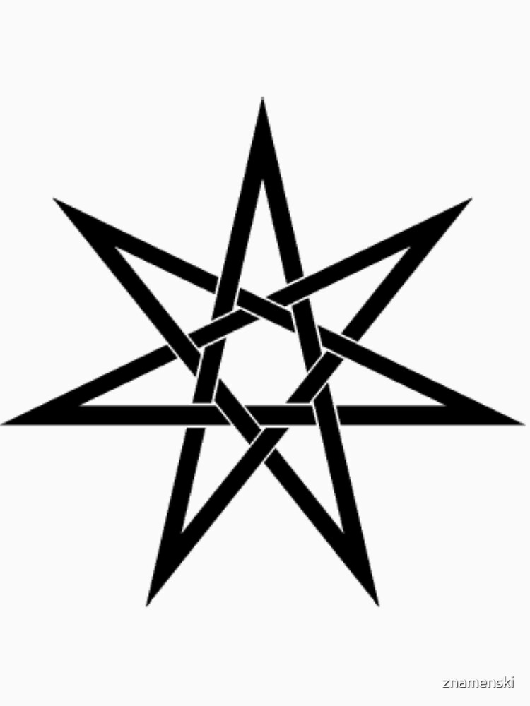 Heptagram, septagram, septegram or septogram is a seven-point star drawn with seven straight strokes. #SevenPointedStar #Seven #Pointed #Star #heptagram #septagram #septegram #septogram #sevenpoint by znamenski