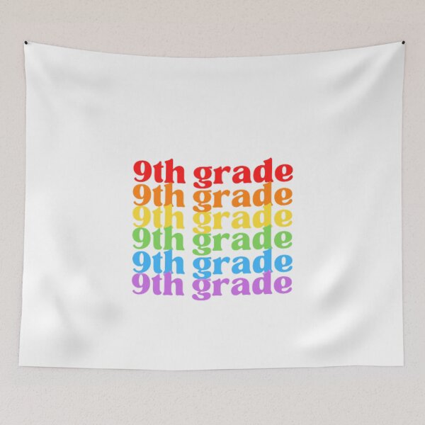 Item preview, Ninth Grade Vibes Only, Back To School, Rainbow designed and sold by ImaginedCo.