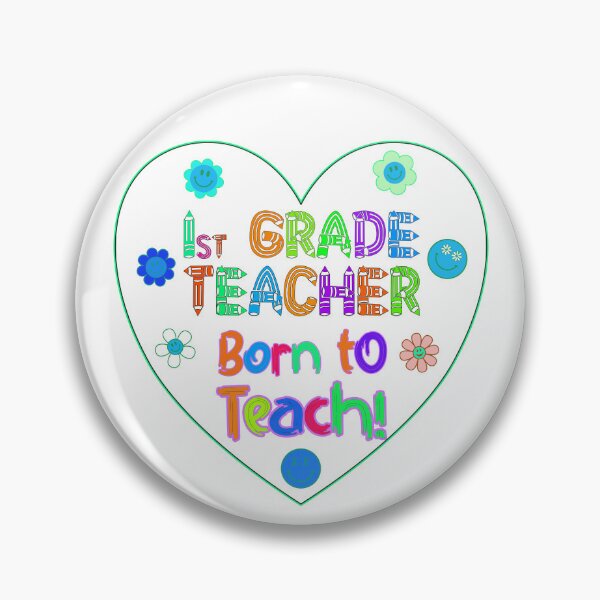 Item preview, First Grade Teacher Made to Teach Born Educator designed and sold by captainpeter.