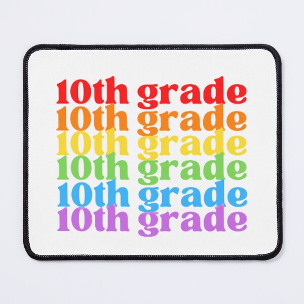 Item preview, Tenth Grade Vibes Only, Back To School, Rainbow designed and sold by ImaginedCo.