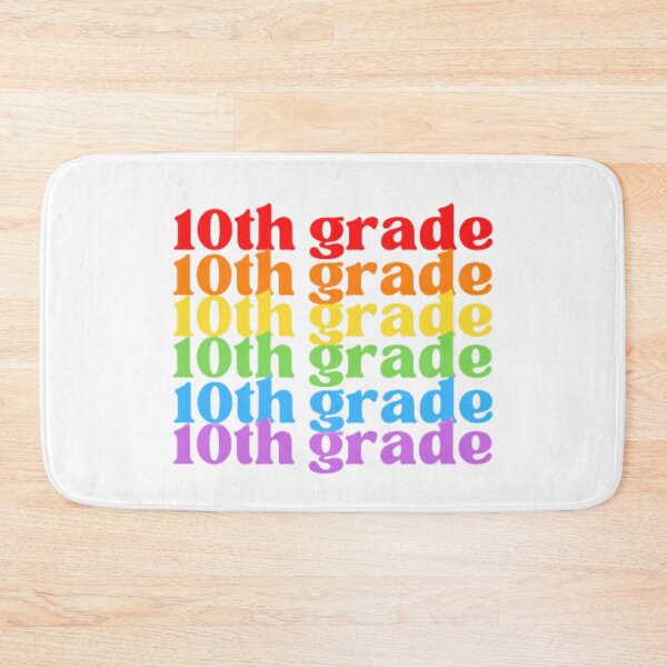 Item preview, Tenth Grade Vibes Only, Back To School, Rainbow designed and sold by ImaginedCo.