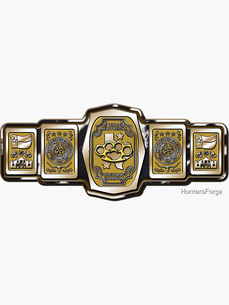 "Texas Brass Knuckles Championship (MOH)" Sticker for Sale by