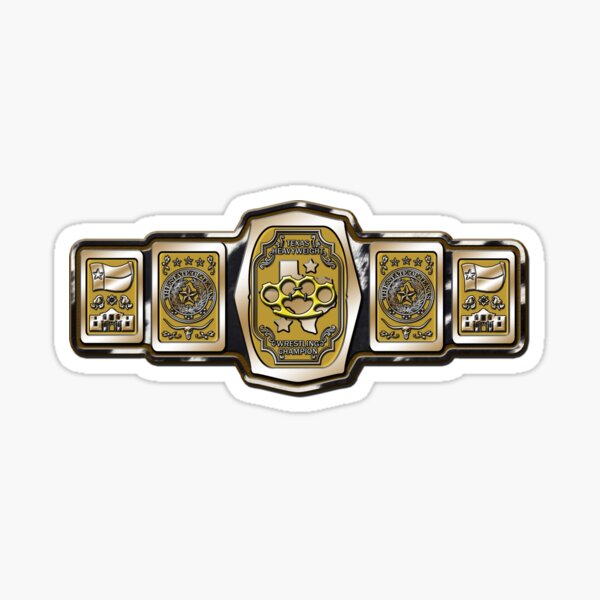 "Texas Brass Knuckles Championship (MOH)" Sticker for Sale by Redbubble