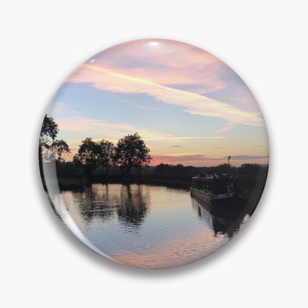 Artikelvorschau, Grand Union Canal Sonnenuntergang entworfen und verkauft von The Onboard Artist.