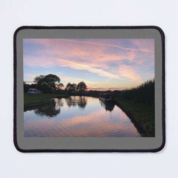 Item preview, Grand union Canal sunset designed and sold by The Onboard Artist.