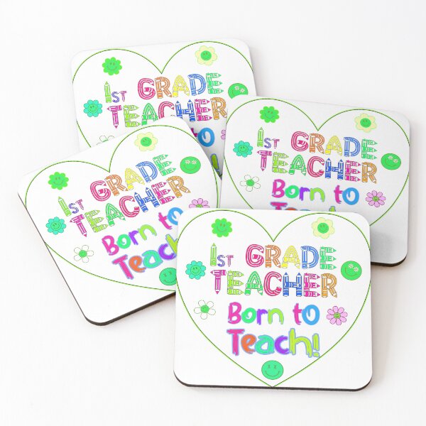 Item preview, First Grade Teacher Made to Teach Born Educator designed and sold by captainpeter.