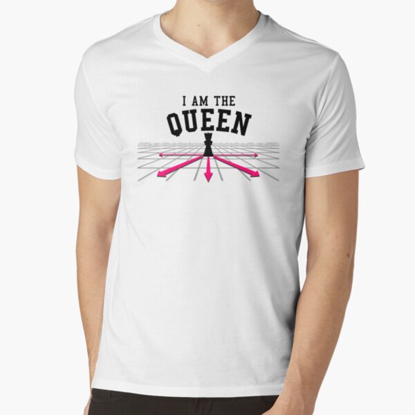 I am the Queen V-Neck T-Shirt