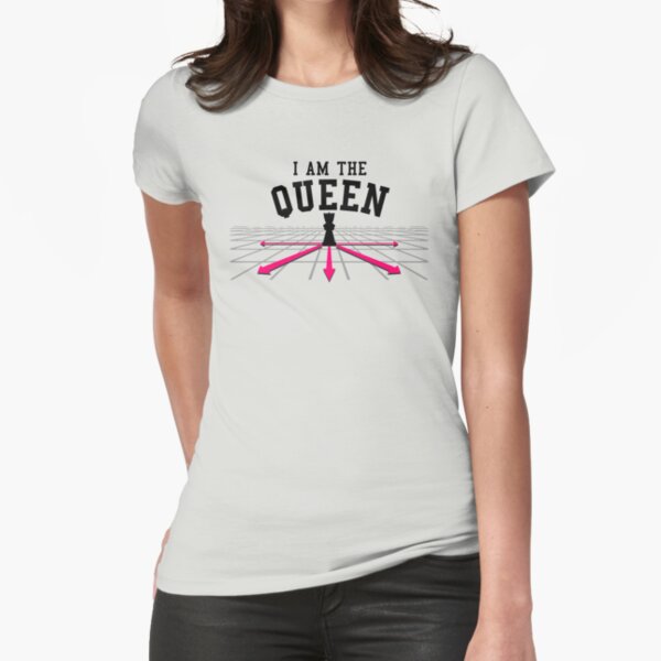 I am the Queen Fitted T-Shirt