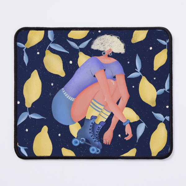 Item preview, Rollerskater in lemons designed and sold by Dora Plat.