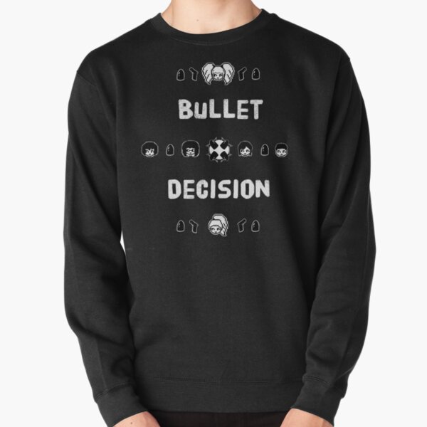 ReAct: Bullet Decision Pixel Characters Pullover Sweatshirt