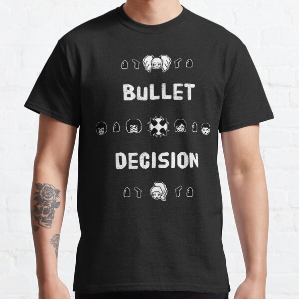 ReAct: Bullet Decision Pixel Characters Classic T-Shirt