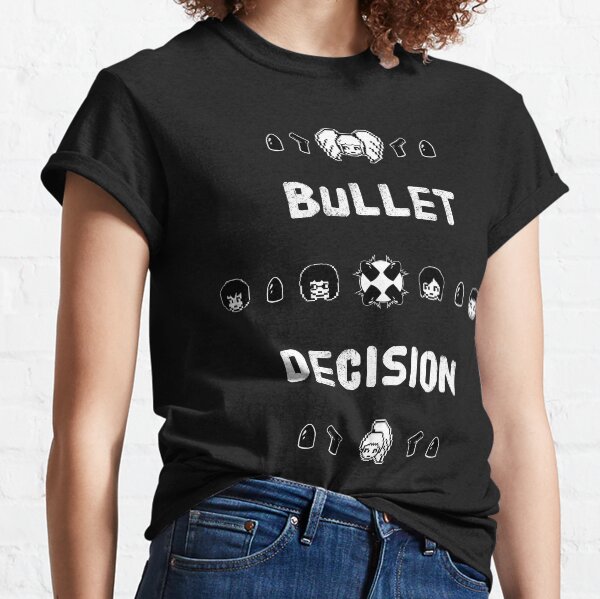 ReAct: Bullet Decision Pixel Characters Classic T-Shirt