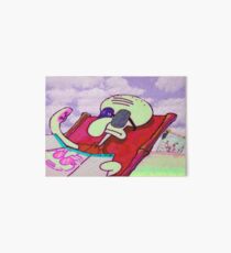 Vaporwave Low-FI Aesthetic Squidward Art Board