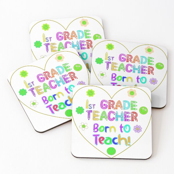 Item preview, First Grade Teacher Made to Teach Born Educator designed and sold by captainpeter.