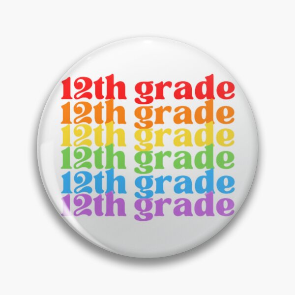 Item preview, Twelfth Grade Vibes Only, Back To School, Rainbow designed and sold by ImaginedCo.