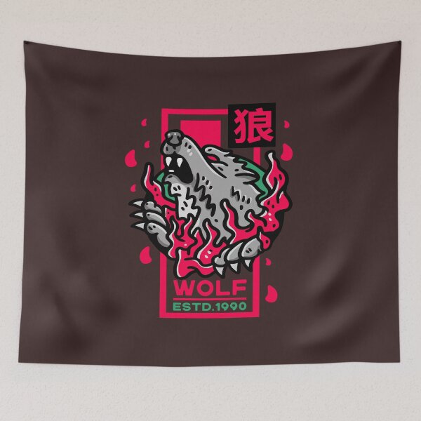 Item preview, Cool Wolf Design For Fashion designed and sold by ASKMagic.