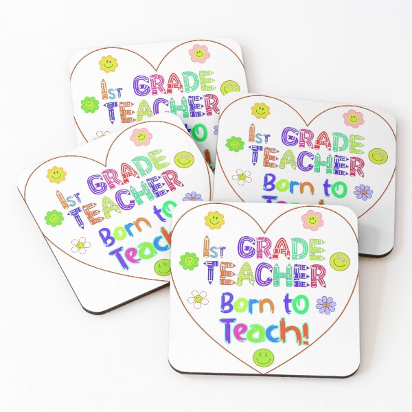 Item preview, First Grade Teacher Made to Teach Born Educator designed and sold by captainpeter.