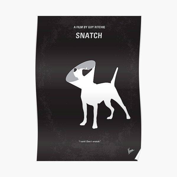 No079- Affiche de film minimale Snatch Poster