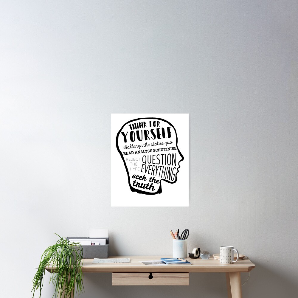 Think For Yourself Poster