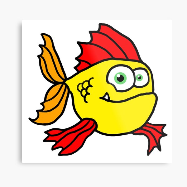 Freddie fish Metal Print