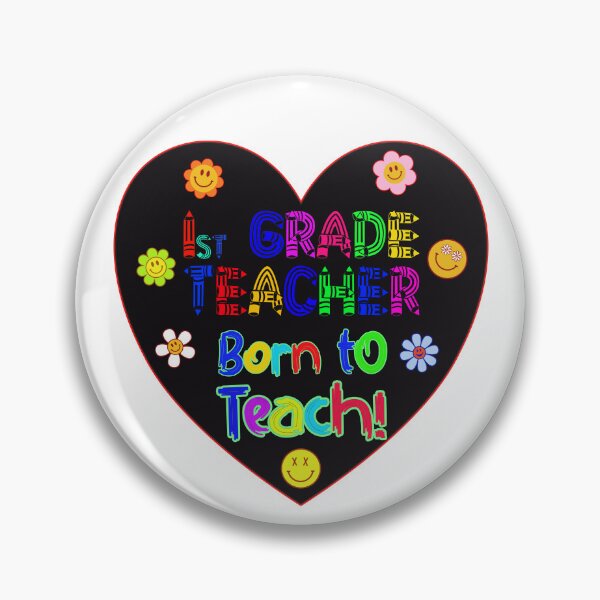 Item preview, First Grade Teacher Made to Teach Born Educator designed and sold by captainpeter.