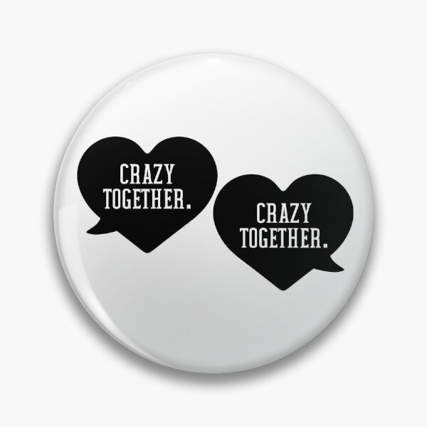 Item preview, Byler - Crazy Together Speech Bubbles (White Text) designed and sold by humnoo.