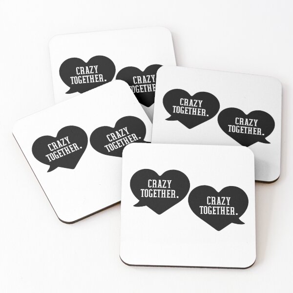 Item preview, Byler - Crazy Together Speech Bubbles (White Text) designed and sold by humnoo.