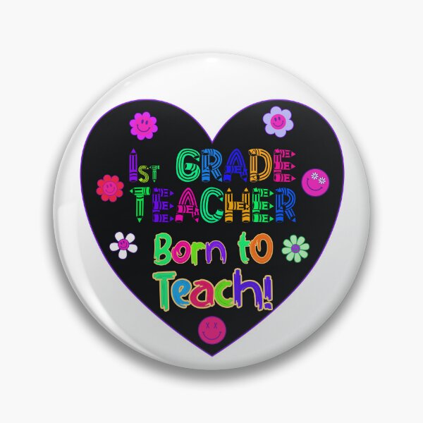Item preview, First Grade Teacher Made to Teach Born Educator designed and sold by captainpeter.