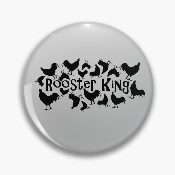 Item preview, Rooster King Black and White Boast designed and sold by Art in My Loft.