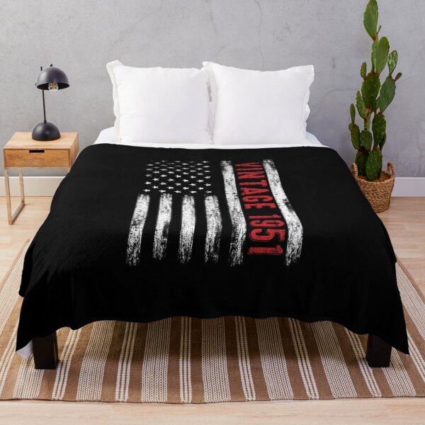 Item preview, 71st Birthday Gifts Vintage 1951 American Flag designed and sold by MoHaCo.