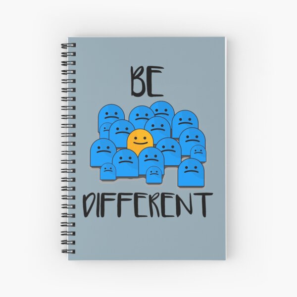 Be Different Spiral Notebook