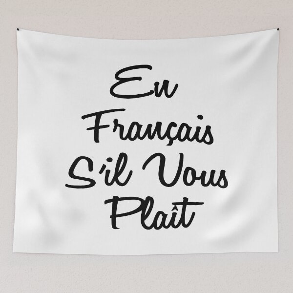 Item preview, En Francais S'il Vous Plait French Language designed and sold by TheInkElephant.