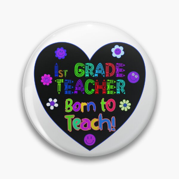 Item preview, First Grade Teacher Made to Teach Born Educator designed and sold by captainpeter.