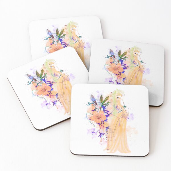 Item preview, Watercolor Flower Spirit Orange designed and sold by ChiweenieHobbit.