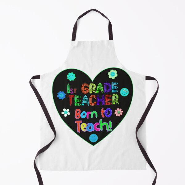 Item preview, First Grade Teacher Made to Teach Born Educator designed and sold by captainpeter.