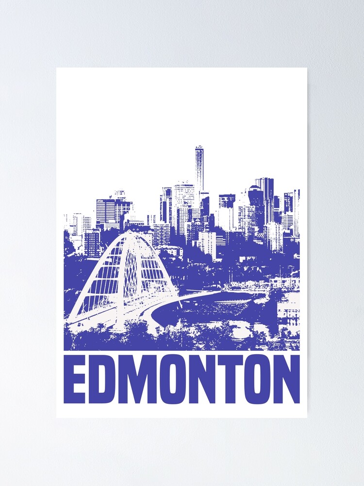 "Edmonton Skyline" Poster for Sale by denvector Redbubble