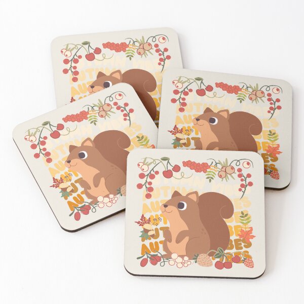 Item preview, Autumn Vibes Cute Squirrel Design For Fall Lovers designed and sold by TrulyEpoque.