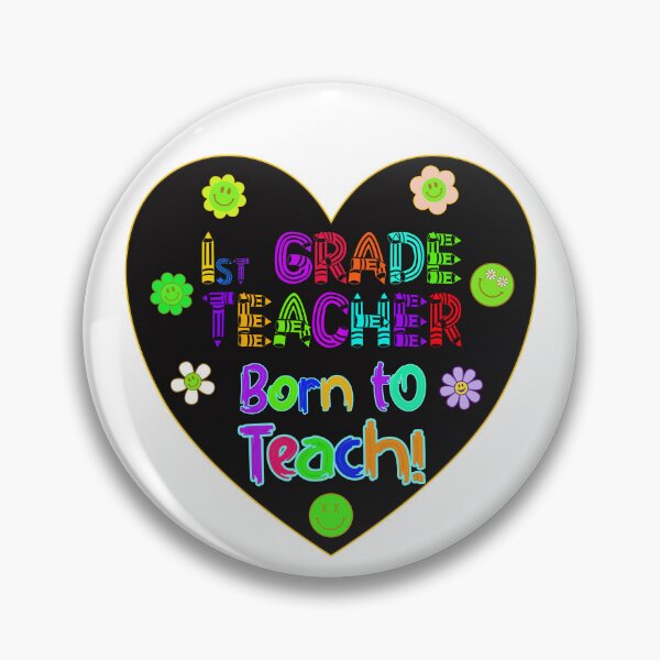 Item preview, First Grade Teacher Made to Teach Born Educator designed and sold by captainpeter.