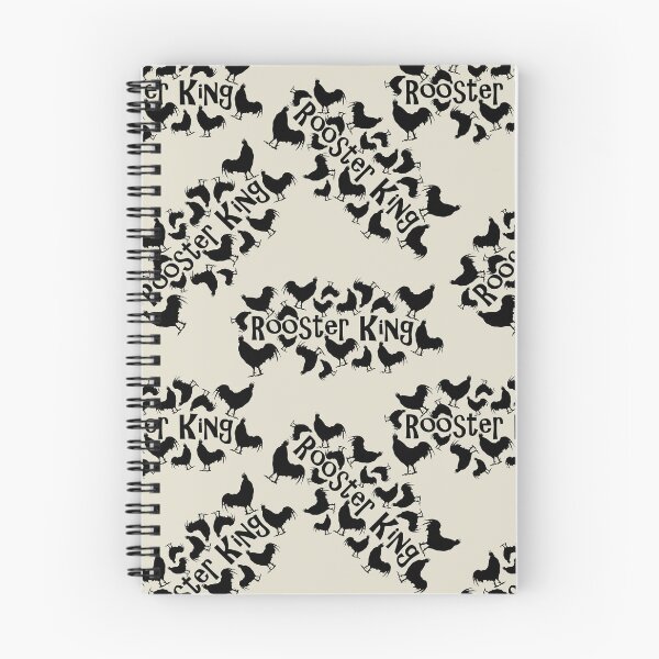 Item preview, Rooster King Black on Taupe Repeat -5748 designed and sold by Art in My Loft.