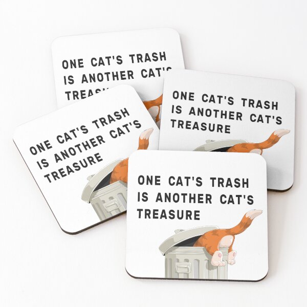 Item preview, One Cats Trash is Another Cats Treasure designed and sold by NameThatShirt.