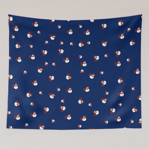 Item preview, Sweet Snowman on blue designed and sold by AlfabetDesign.