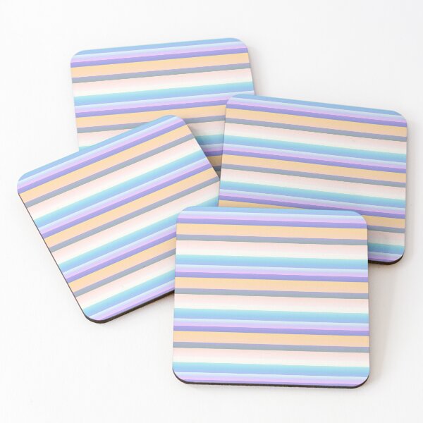 Item preview, Preppy color palette striped | pastel preppy designed and sold by lausn.
