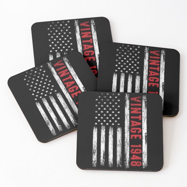 Item preview, 74th Birthday Gifts Vintage 1948 American Flag designed and sold by MoHaCo.