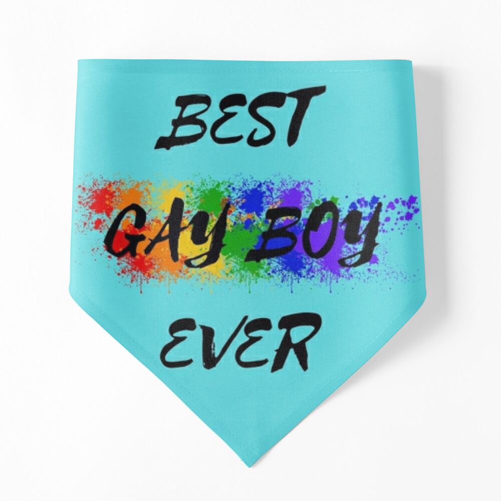 Best Gay Boy Ever Rainbow Color Splash For Proud Young Men In Cyan