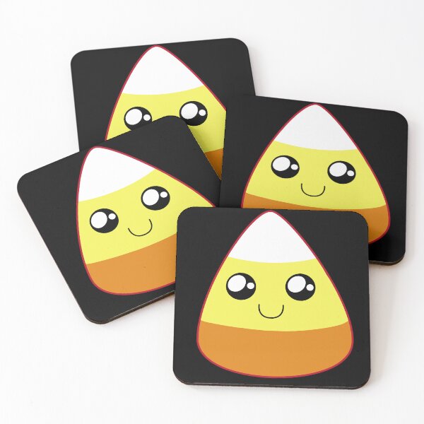 Item preview, Cute Happy Candy Corn (Black) designed and sold by Zia Frazier.