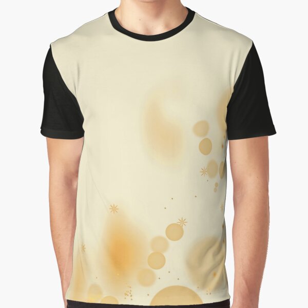 Gold bubbles T-shirt graphique