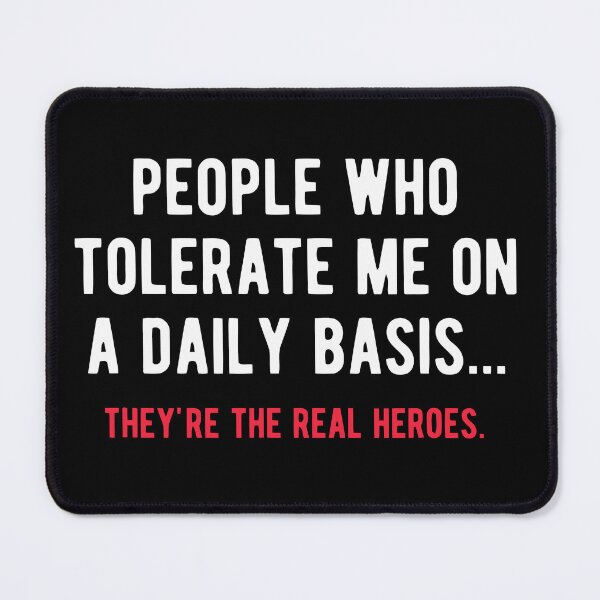 Item preview, People Who Tolerate Me On A Daily Basis Sarcastic Funny T-Shirt designed and sold by iliassmes.