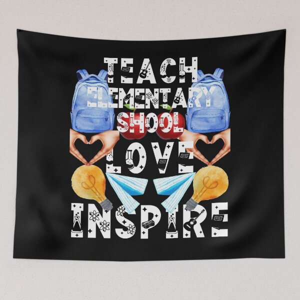 Item preview, teach elementary shool love inspire; the future of the world is in my classroom;teach love inspire designed and sold by movie-popcorn.